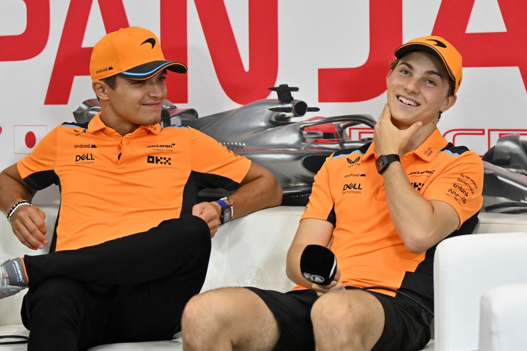 F1 2023, GP DO JAPÃO, SUZUKA, QUINTA-FEIRA, McLAREN, LANDO NORRIS, OSCAR PIASTRI, AFP